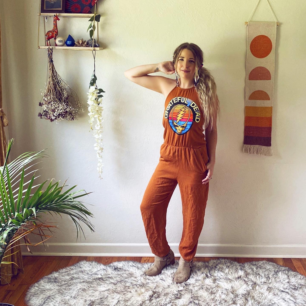 Grateful Dead Halter Jumpsuit