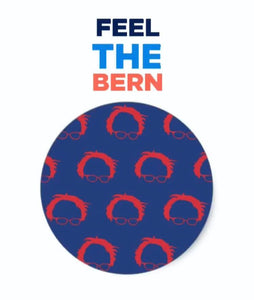 Fishman Bernie Sanders Round Stickers