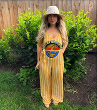 Yellow Striped Grateful Dead Jumpsuit