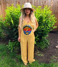 Yellow Striped Grateful Dead Jumpsuit