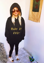 X SOLD X PLAY IT LEO! Gold Glitter Hoody Sweatshirt XL