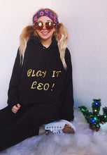 X SOLD X PLAY IT LEO! Gold Glitter Hoody Sweatshirt XL