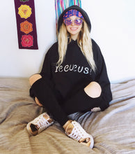 X SOLD X ICCULUS! Silver Glitter Hoody Sweatshirt LARGE