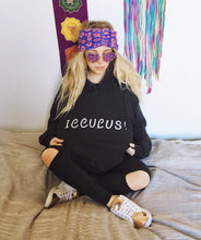 X SOLD X ICCULUS! Silver Glitter Hoody Sweatshirt LARGE