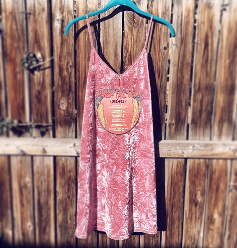 Crushed Velvet Pink Phish Fall Tour 2014 Dress