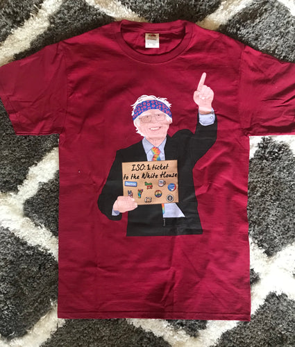 Maroon Bernie Lot Kid Tee with Donut Headband