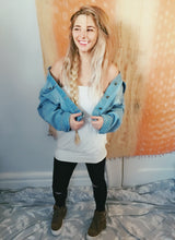 Denim Phish Vintage Applique Jacket