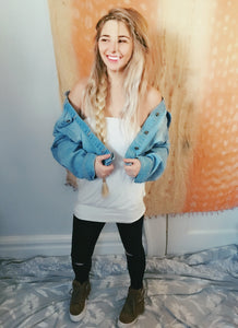 Denim Phish Vintage Applique Jacket
