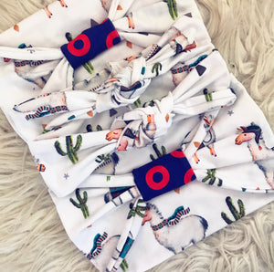 Llama Cactus Taboot Boho Band