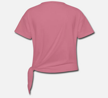 Mauve Women's Knotted T-Shirt Bernie Lot Kid with Donut Headband