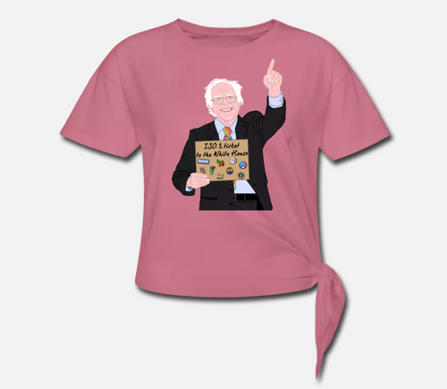 Mauve Women's Knotted T-Shirt Bernie Lot Kid