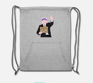 PRE-ORDER ONLY! Sweatshirt Drawstring Bag with Bernie Lot Kid w/ Phish Fishman Donut Headband