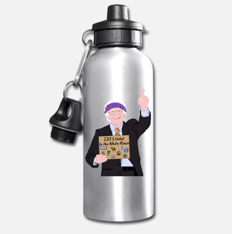 Reusable Water Bottle Bernie Lot Kid w/ Phish Fishman Donut Headband