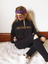 X SOLD X GOLDEN AGE Gold Sparkle Sweatshirt MEDIUM