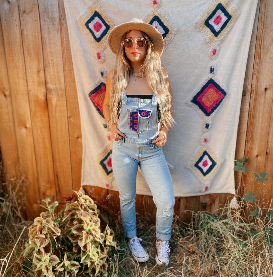 Phish Donut Pocket Overalls