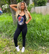 Grateful Dead Bertha / Psycle Sam Black Jumpsuit / Bodysuit