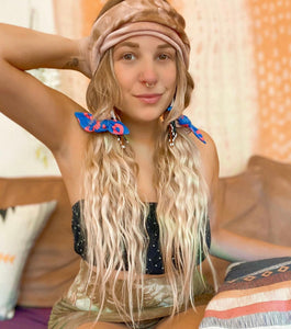 The Bowho Scrunchie Esther Waffle Knit