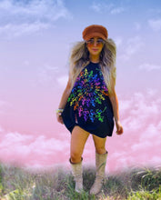Grateful Dead Rainbow Dancing Skeletons Cutcycle Tank / Tunic