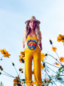 Grateful Dead Yellow / Mustard SYF Jumpsuit