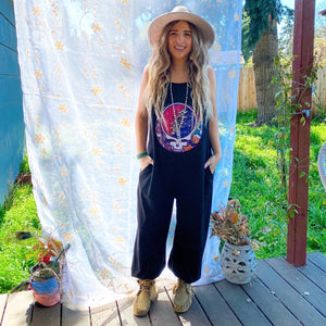 Grateful Dead Black Jumpsuit