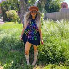 Grateful Dead Rainbow Dancing Skeletons Cutcycle Tank / Tunic