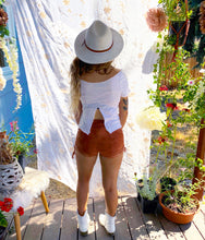 Price Cutcycle Off Shoulder Semi-Crop Tee