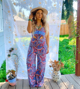 Jerry Garcia / Grateful Dead Paisley Cutout Jumpsuit