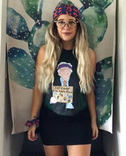 Bernie Cropped Green Tank