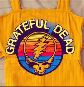 Grateful Dead Yellow / Mustard SYF Jumpsuit
