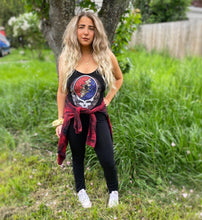 Grateful Dead Bertha / Psycle Sam Black Jumpsuit / Bodysuit