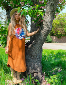 Grateful Dead Bertha / Bears SYF Rust Midi Dress