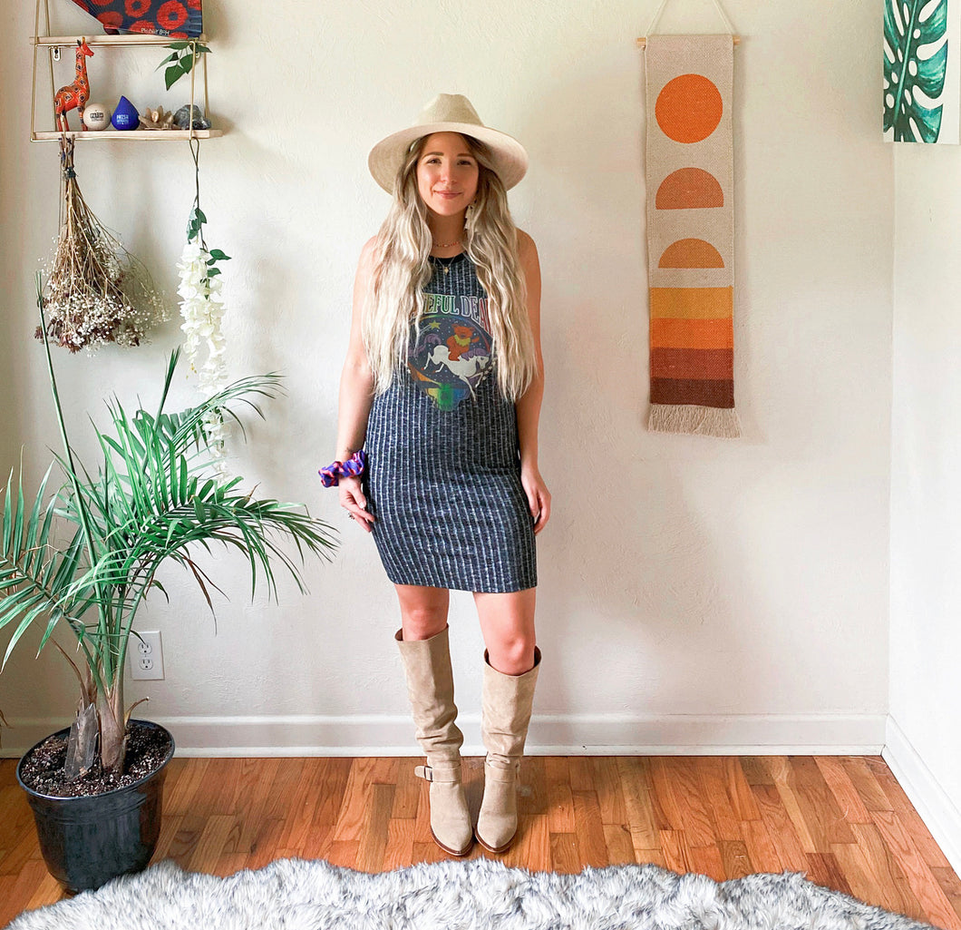 Grateful Dead Unicorn SYF Ribbed Dress