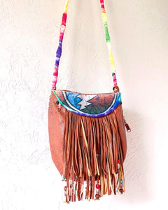 Grateful Dead Upcycled Rainbow Tie Dye Purse