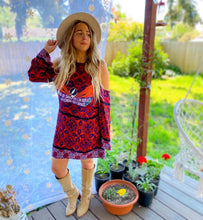 Grateful Dead Red Rocks Cold Shoulder Dress