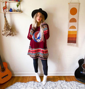 Grateful Dead Nordic Sweater Dress / Tunic