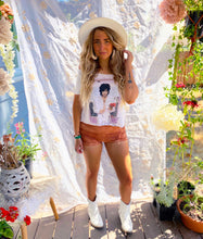 Price Cutcycle Off Shoulder Semi-Crop Tee