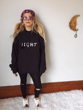 X SOLD X LIGHT Silver Glitter Sweatshirt LARGE