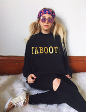 X SOLD X TABOOT! Gold Glitter Sweatshirt LARGE