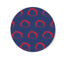 Fishman Bernie Sanders Round Stickers