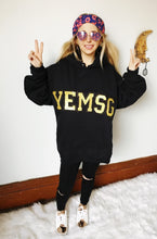 X SOLD X YEMSG Varsity Gold Letters Hoody Sweatshirt LARGE